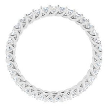 Charger l&#39;image dans la galerie, Bracelet d&#39;éternité en diamant 14K blanc 1 1/6 CTW
