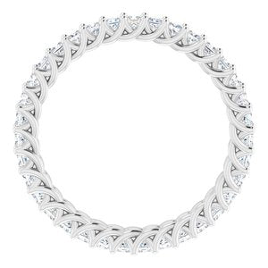 Bracelet d'éternité en diamant 14K blanc 1 1/6 CTW