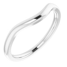Charger l'image dans la galerie, Sterling Silver Band for 6.5 mm Round Ring
