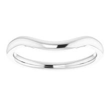 Charger l'image dans la galerie, Sterling Silver Band for 6.5 mm Round Ring
