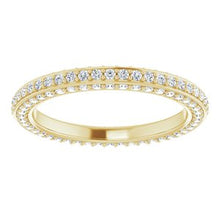 Load image into Gallery viewer, 14K Yellow 3/4 CTW Diamond Eternity Band Size 5

