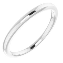 Charger l'image dans la galerie, Sterling Silver Band for 4.1 mm Round Ring
