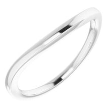 Charger l'image dans la galerie, Sterling Silver Band for 12x10 mm Oval Ring
