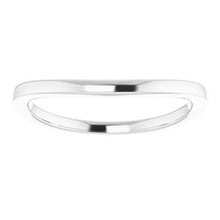 Load image into Gallery viewer, Sterling Silver Band for 7x5 mm Emerald Ring
