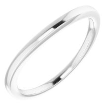 Charger l'image dans la galerie, Sterling Silver Band for 7.4 mm Round Ring

