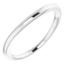 Charger l'image dans la galerie, Sterling Silver Band for 7 mm Round Ring

