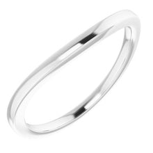 Charger l'image dans la galerie, Sterling Silver Band for 8x6 mm Emerald Ring
