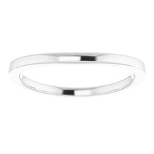 Charger l'image dans la galerie, Sterling Silver Band for 7 mm Cushion Ring
