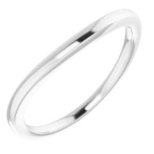 Charger l&#39;image dans la galerie, Sterling Silver Band for 6x4 mm Emerald Ring
