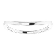 Charger l'image dans la galerie, Sterling Silver Band for 12 mm Cushion Ring
