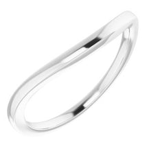 Charger l'image dans la galerie, Sterling Silver Band for 15 mm Cushion Ring
