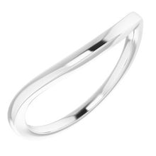 Charger l'image dans la galerie, Sterling Silver Band for 16x12 mm Oval Ring

