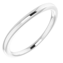 Charger l'image dans la galerie, Sterling Silver Band for 9x4.5 mm Marquise Ring
