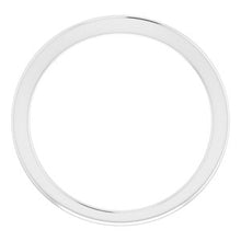 Charger l'image dans la galerie, Sterling Silver Band for 7.5 mm Square Ring

