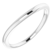 Charger l'image dans la galerie, Sterling Silver Band for 7.5 mm Square Ring
