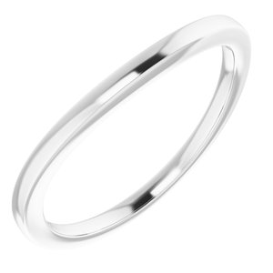 Sterling Silver Band for 9 mm Round Ring