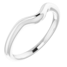 Load image into Gallery viewer, Sterling Silver Band for 7.4 mm Round Ring
