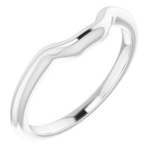Load image into Gallery viewer, Sterling Silver Band for 8 mm Cushion Ring
