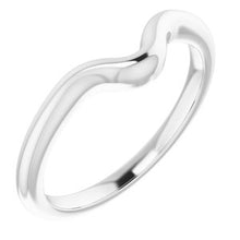Load image into Gallery viewer, Sterling Silver Band for 9x9 mm Heart Ring
