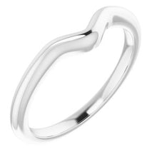 Load image into Gallery viewer, Sterling Silver Band for 6x4 mm Oval Ring

