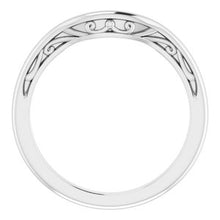 Load image into Gallery viewer, Sterling Silver  9 mm Square Wedding Band
