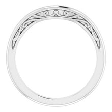 Load image into Gallery viewer, Sterling Silver  6.5 mm Round Wedding Band
