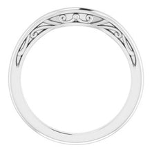 Load image into Gallery viewer, Sterling Silver  9.4 mm Round Wedding Band
