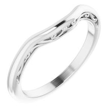 Load image into Gallery viewer, Sterling Silver  9 mm Asscher Wedding Band
