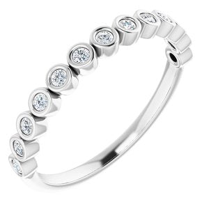 Bezel Set Anniversary Band