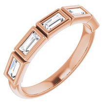 Load image into Gallery viewer, 14K Rose 5/8 CTW Diamond Anniversary Band
