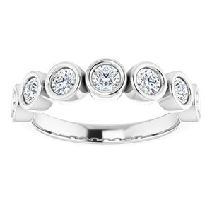 Platinum 3/4 CTW Diamond Anniversary Band