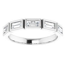Load image into Gallery viewer, Platinum 5/8 CTW Diamond Anniversary Band
