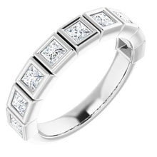 Charger l&#39;image dans la galerie, Bande d&#39;anniversaire en diamant blanc 3/4 CTW 14K
