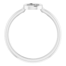 Load image into Gallery viewer, Sterling Silver Initial O Ring
