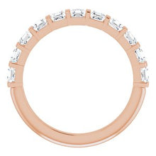 Load image into Gallery viewer, 14K Rose 1 1/8 CTW Diamond Anniversary Band
