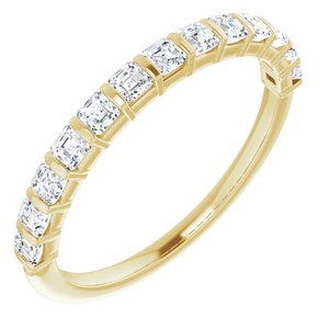 Bande d'anniversaire en diamant 14K jaune 5/8 CTW