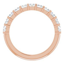 Load image into Gallery viewer, 14K Rose 1 CTW Diamond Anniversary Band
