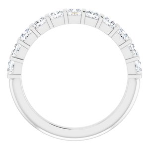 Platinum 1 CTW Diamond Anniversary Band