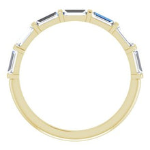 Load image into Gallery viewer, 14K Yellow 9/10 CTW Diamond Anniversary Band
