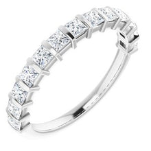 Load image into Gallery viewer, Platinum 9/10 CTW Diamond Anniversary Band
