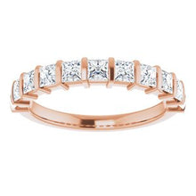 Load image into Gallery viewer, 14K Rose 1 CTW Diamond Anniversary Band
