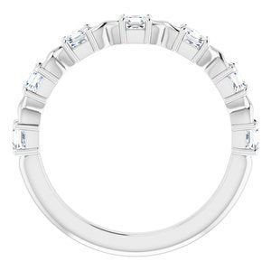 Bande d'anniversaire en diamant blanc 3/4 CTW 14K