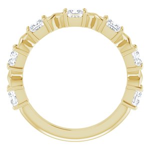 14K Jaune 1 1/8 CTW Diamond Anniversary Band