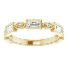 Charger l&#39;image dans la galerie, Bande d&#39;anniversaire en diamant 14K jaune 5/8 CTW
