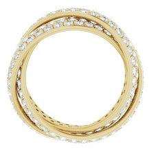 Load image into Gallery viewer, 14K Yellow 3 1/3 CTW Diamond Eternity Band Size 7
