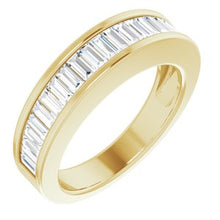 Load image into Gallery viewer, 14K Yellow 1 CTW Diamond Baguette Anniversary Band Size 6
