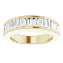 Load image into Gallery viewer, 14K Yellow 1 CTW Diamond Baguette Anniversary Band Size 5
