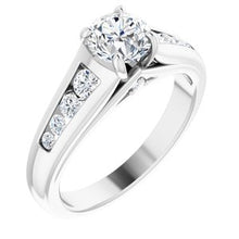 Load image into Gallery viewer, Channel-Set Engagement Ring or Band
