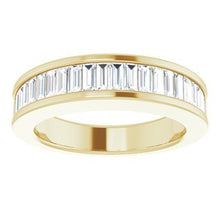 Load image into Gallery viewer, 14K Yellow 1 CTW Diamond Baguette Anniversary Band Size 6
