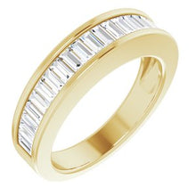 Load image into Gallery viewer, 14K Yellow 1 CTW Diamond Baguette Anniversary Band Size 7
